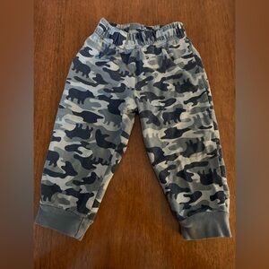 🍓3/$10 Carter's Camo Animal Sweatpant Joggers size 18m